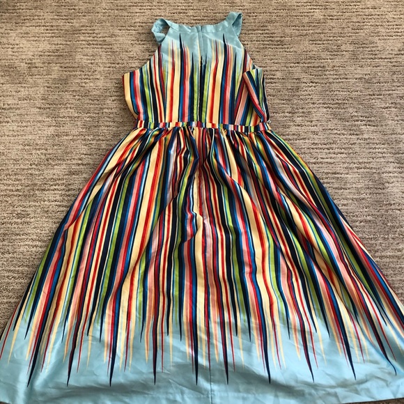 Modcloth rainbow what’s the zeal high neck dress size small - Picture 6 of 6